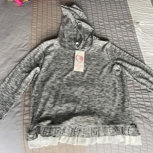Girls gray hoddie